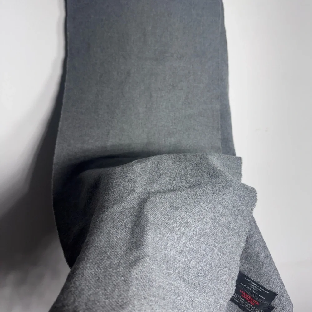 Barneys New York Charcoal Scarf - Picture 3 of 5